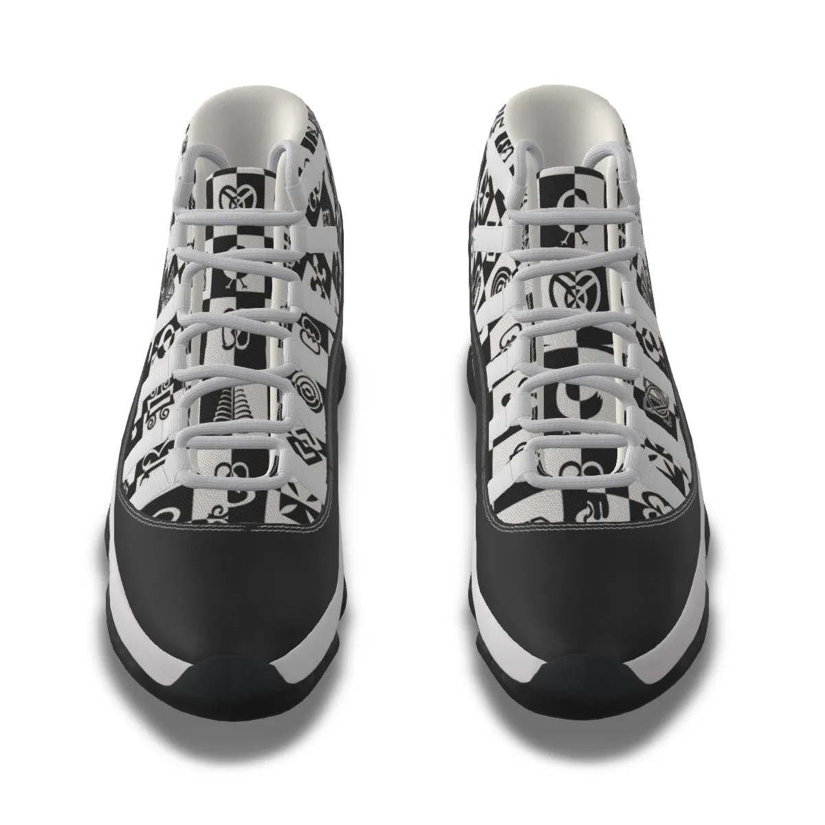ADINKRA Men's High Top Basketball Shoes