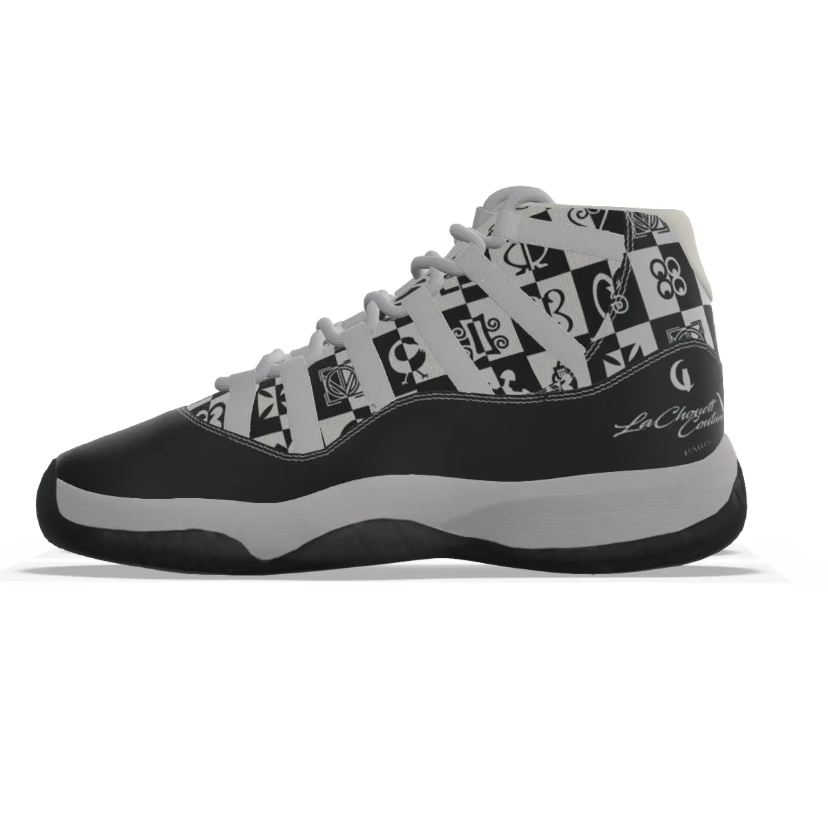 ADINKRA Men's High Top Basketball Shoes