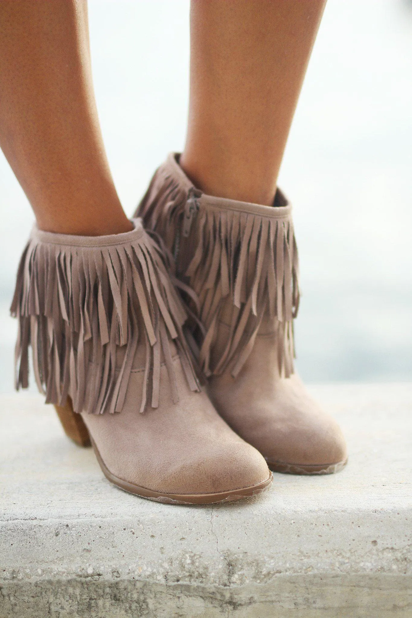 Auriga Taupe Booties