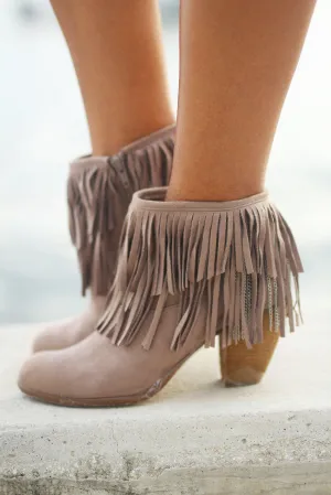 Auriga Taupe Booties