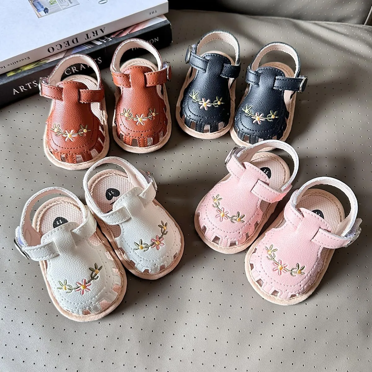 Baby Sandals Infant Boys Girls Summer Dress Flat Shoes Beach Sandals Newborn Crib Shoes First Walkers Prewalkers