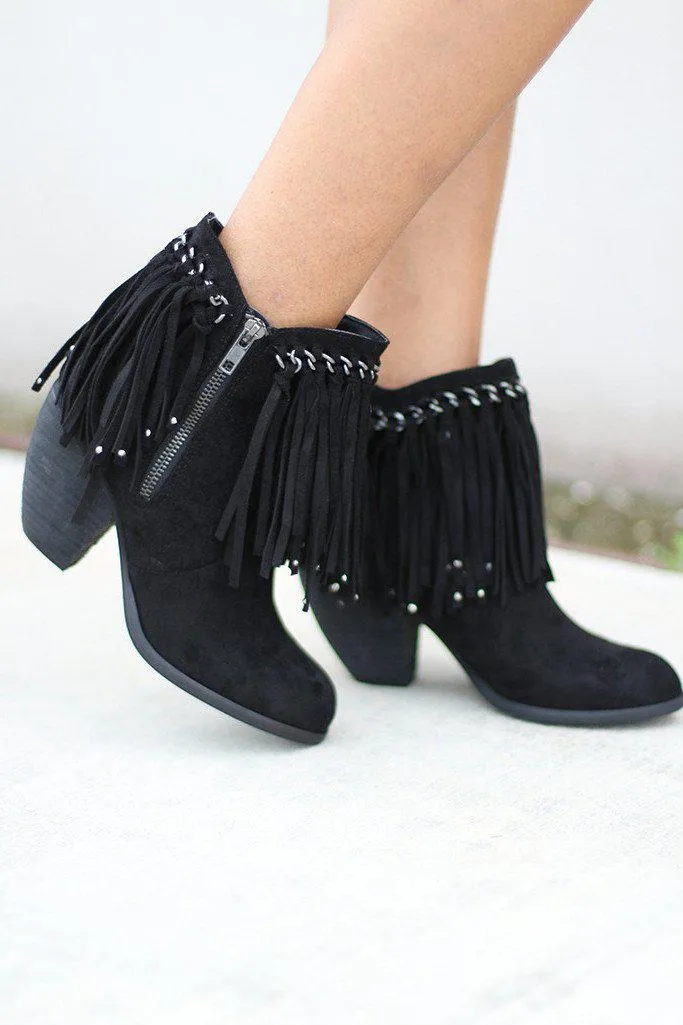 Black Ayita Booties