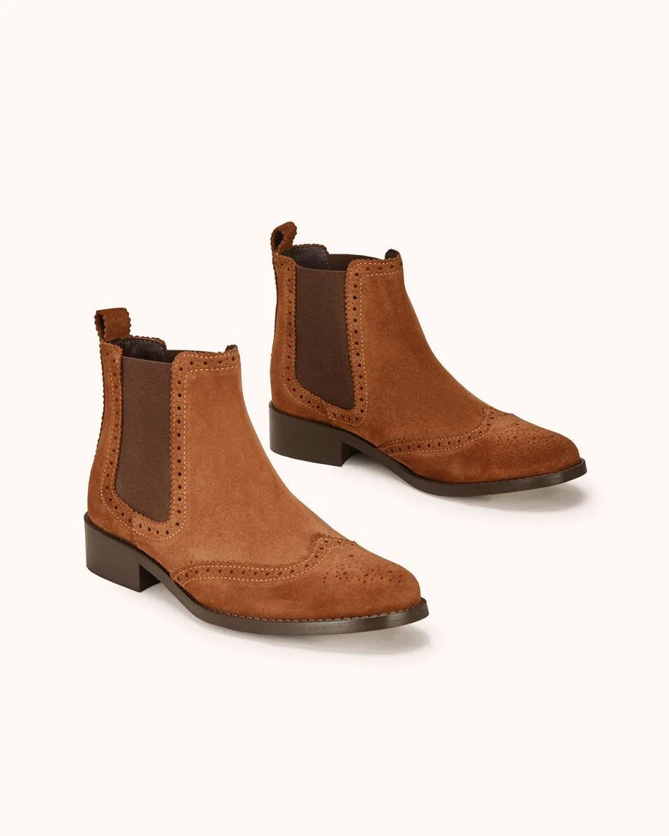 Bottines Chelsea En Florencia - Cognac