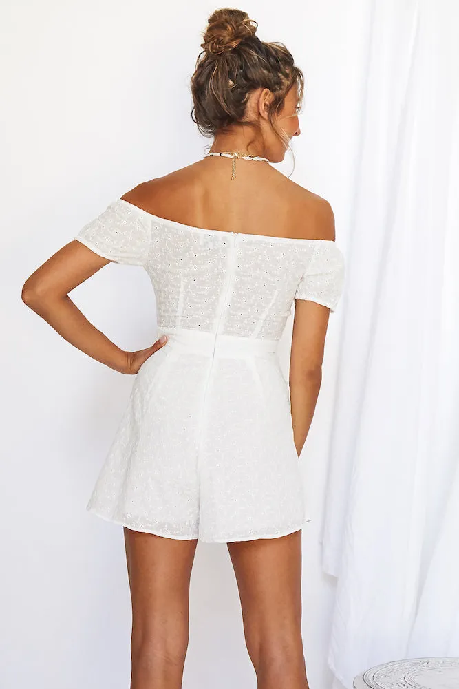 Capri Dream Playsuit White