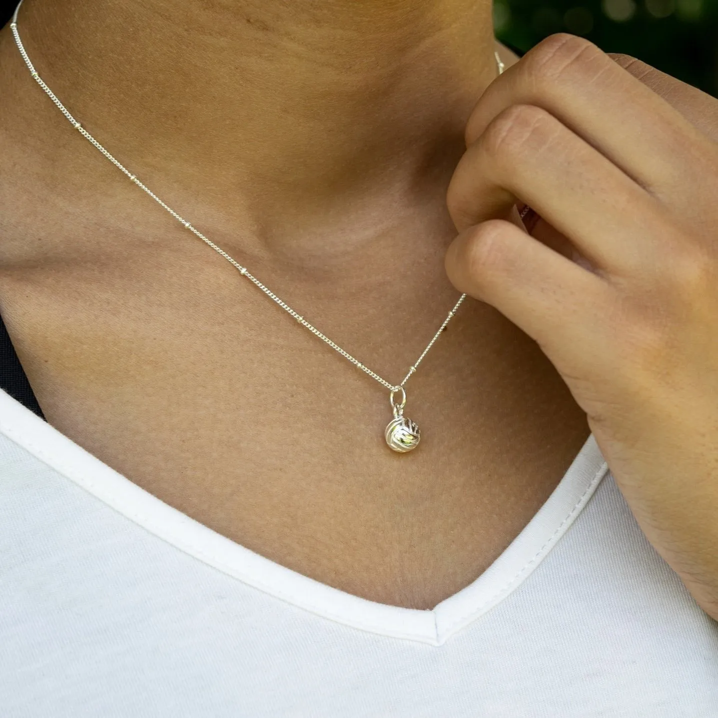 CC Sport Volleyball Necklace and Earrings Gift Set