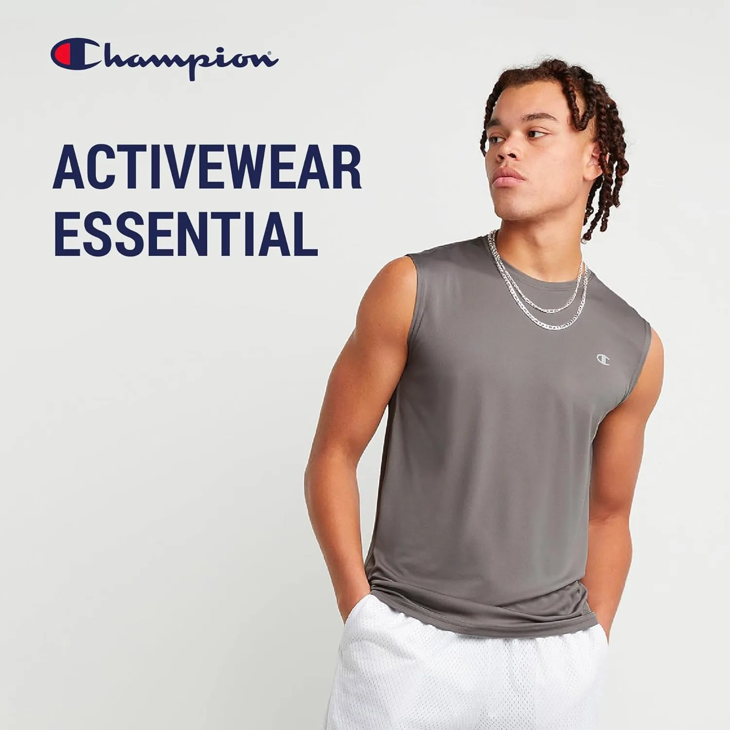Champion Big and Tall Sleeveless Shirt for Men ?C 2 Pack Performance Muscle Shirt