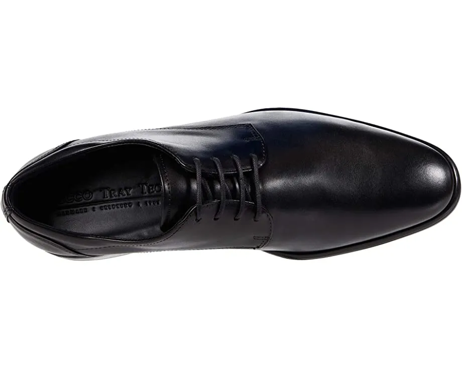 Citytray Plain Toe Tie ECCO Oxfords, black