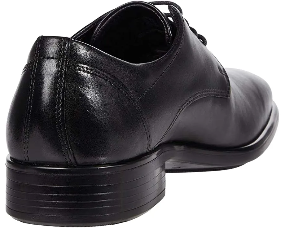 Citytray Plain Toe Tie ECCO Oxfords, black