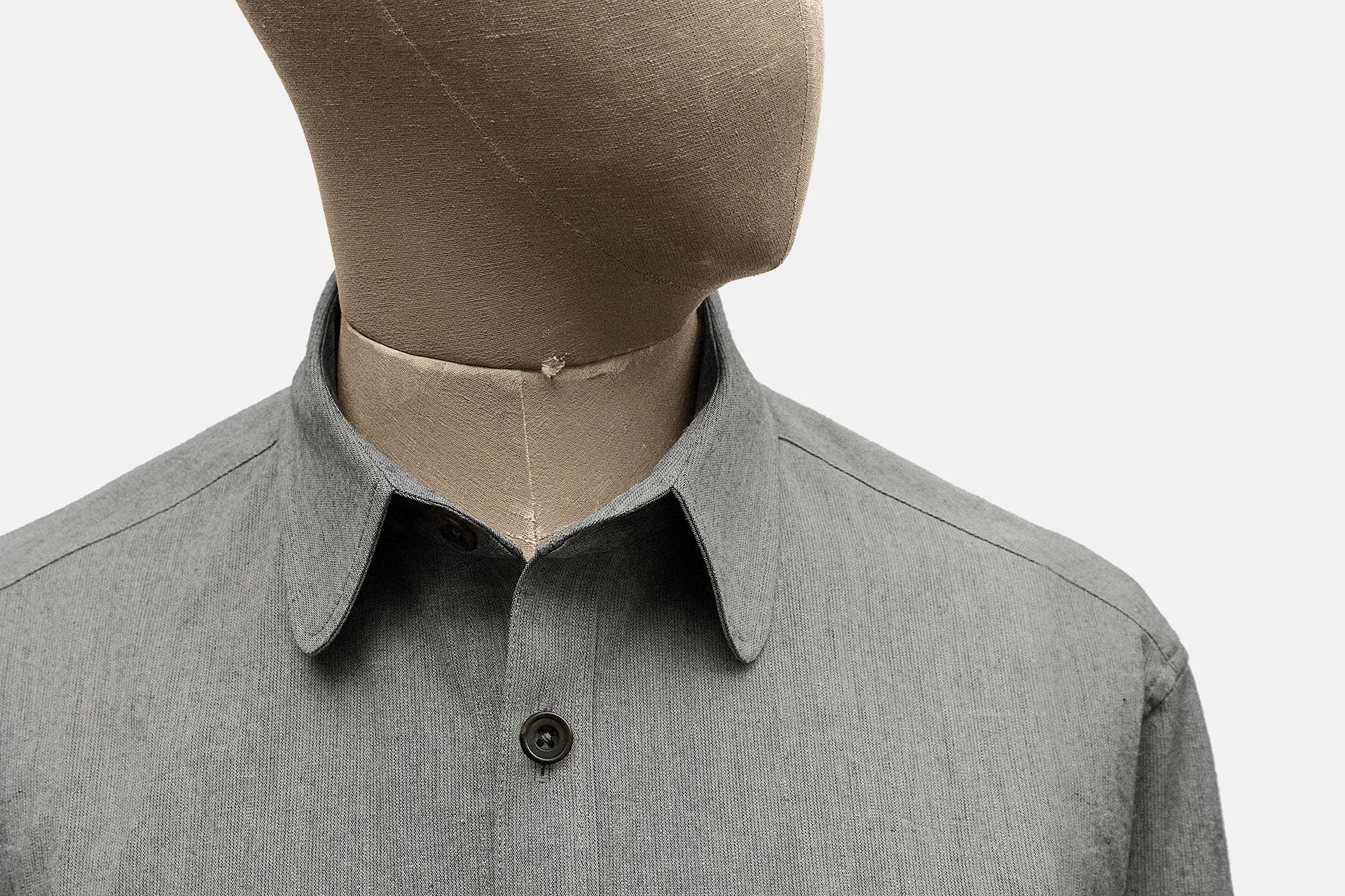 Cotton Standard Collar Shirt