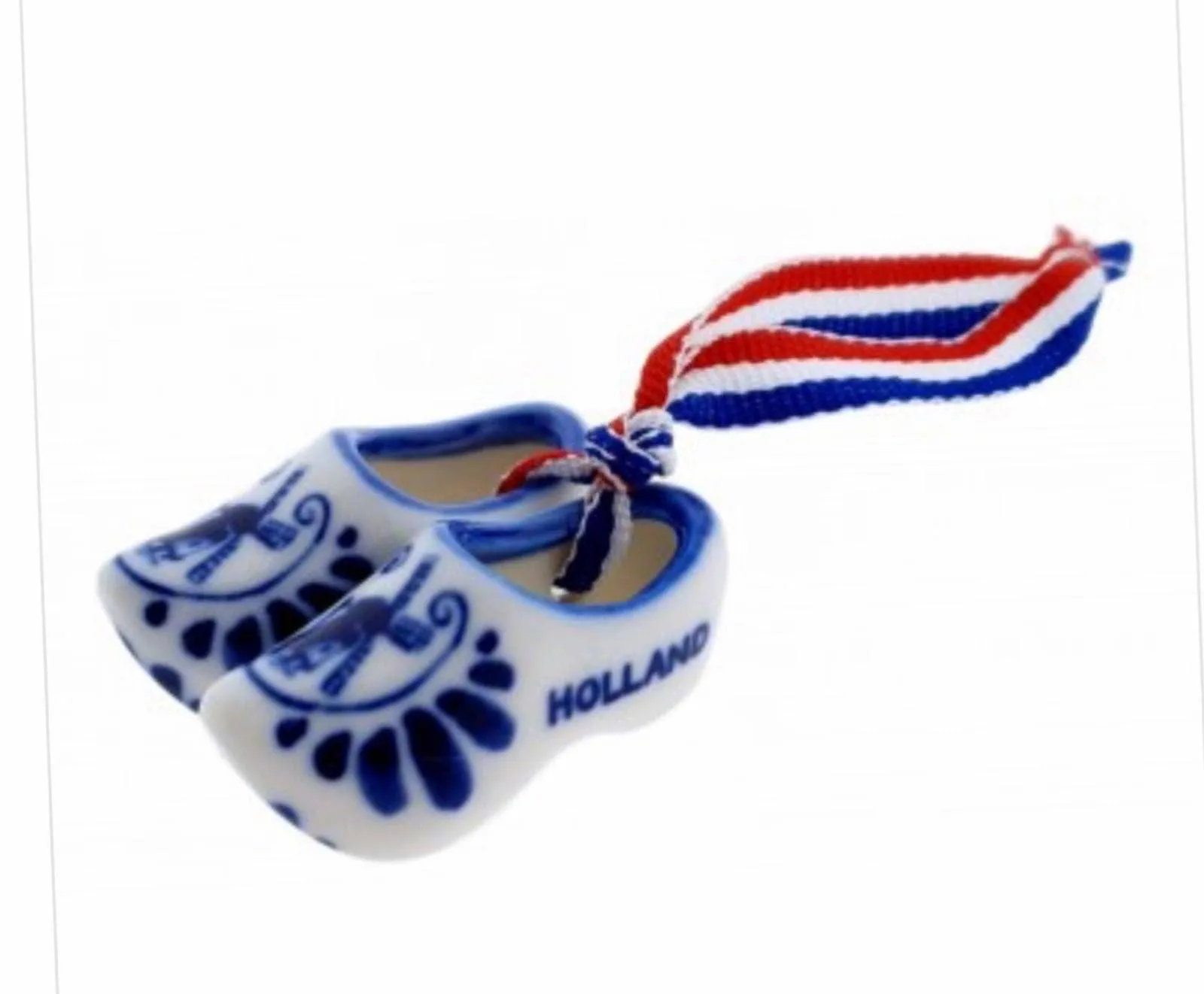 Dutch Wooden Shoes Ornaments, Delft Blue  (QTY: 24)