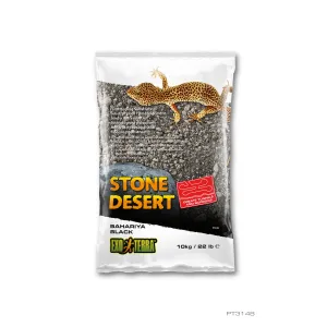 Exo Terra Stone Desert Substrate Black- 22lbs
