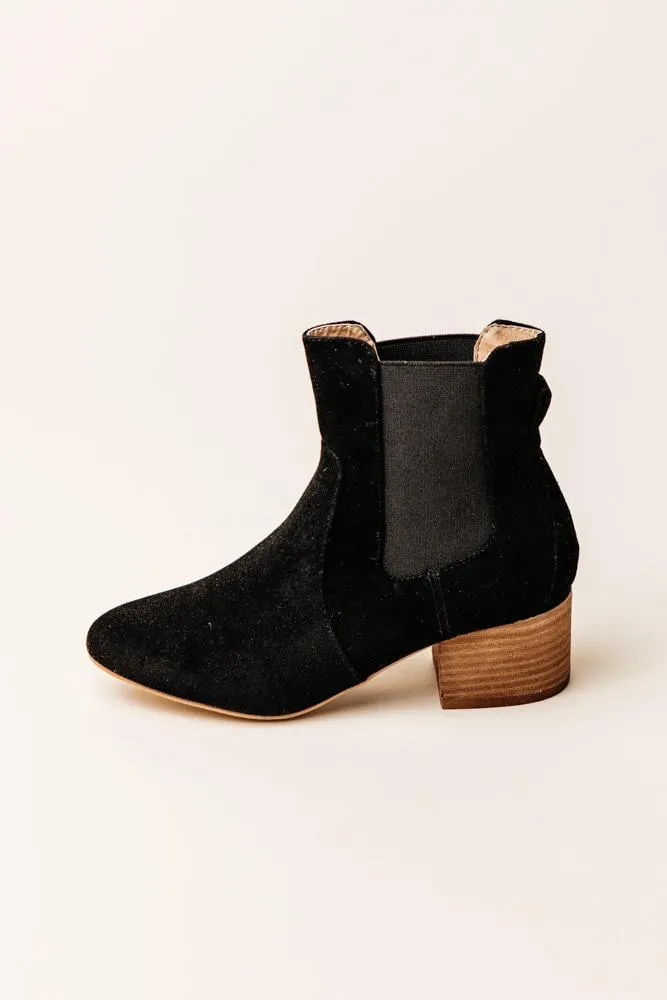 Holly Ankle Booties in Black