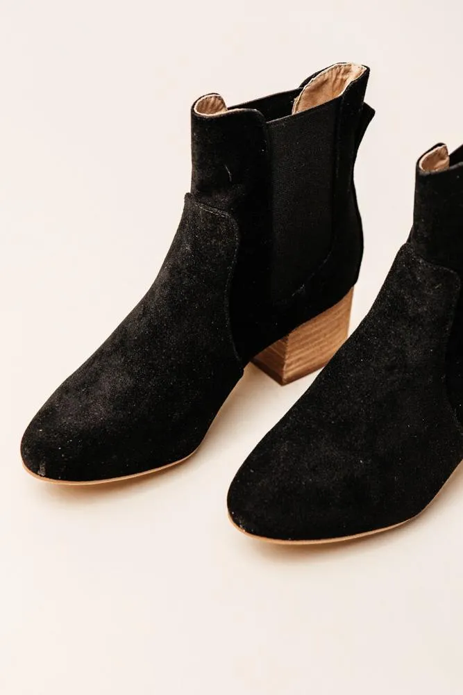 Holly Ankle Booties in Black