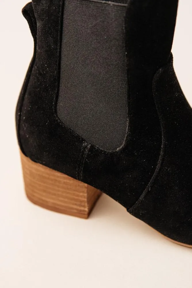 Holly Ankle Booties in Black