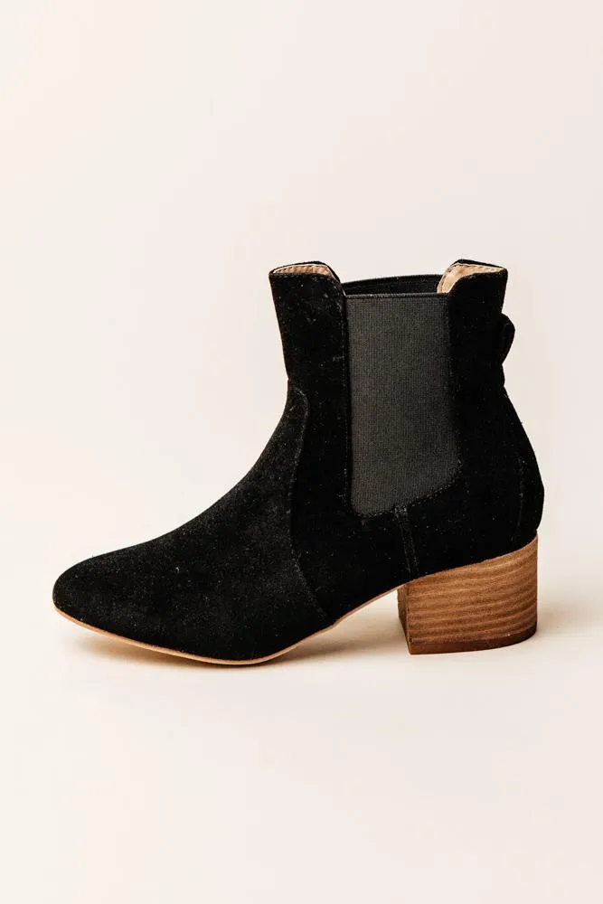 Holly Ankle Booties in Black