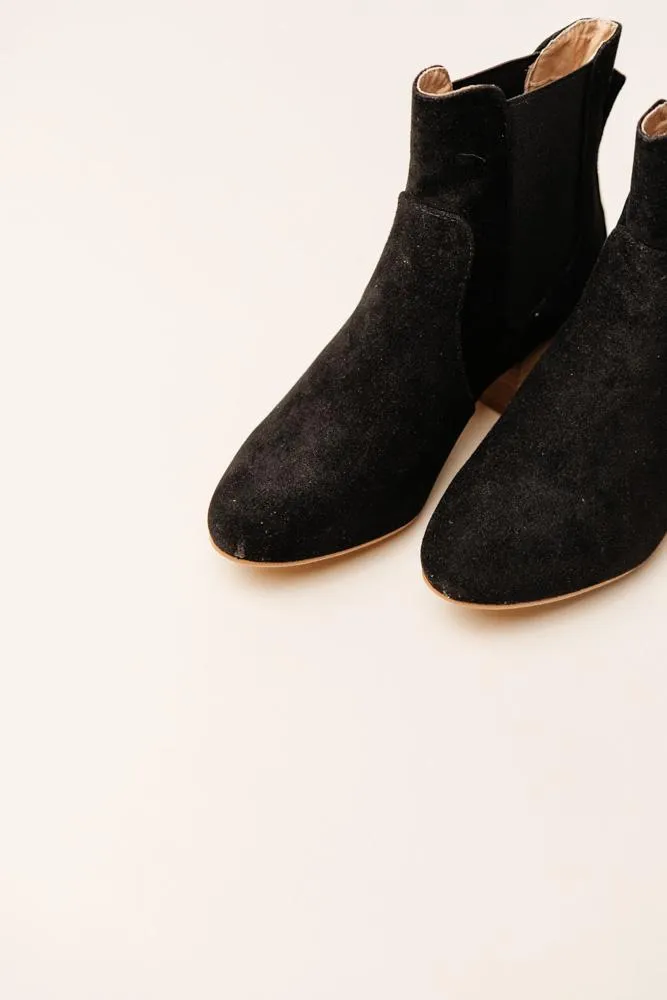 Holly Ankle Booties in Black