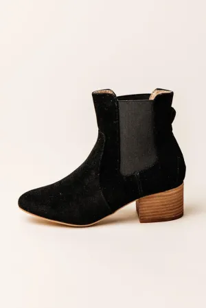 Holly Ankle Booties in Black