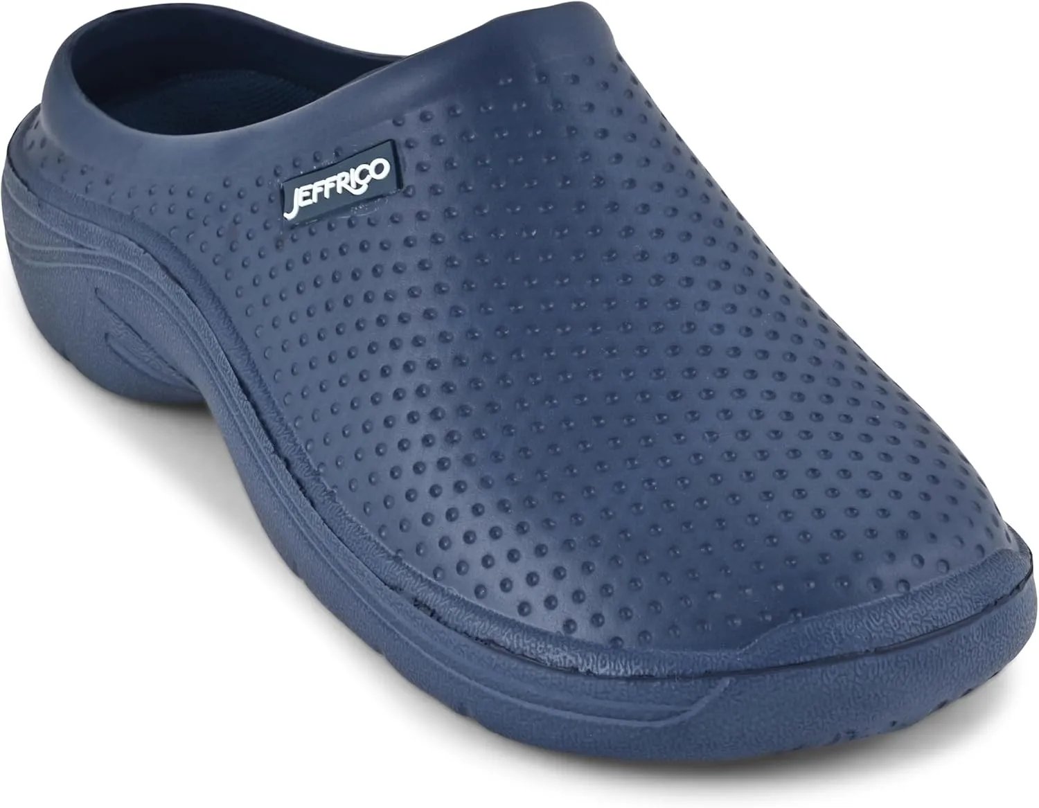 JEFFRICO Breathable Clogs for Women - Lightweight Slip-On Garden, Nursing & Work Shoes with Arch Support - Work Clogs Comfortable EVA Footwear
