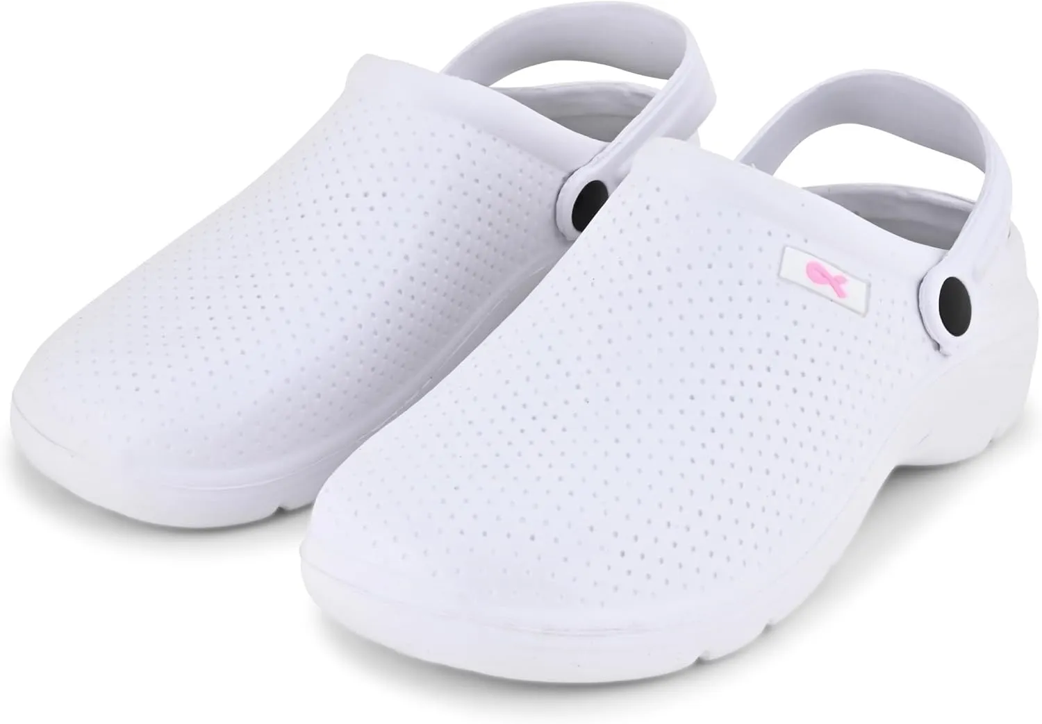JEFFRICO Breathable Clogs for Women - Lightweight Slip-On Garden, Nursing & Work Shoes with Arch Support - Work Clogs Comfortable EVA Footwear