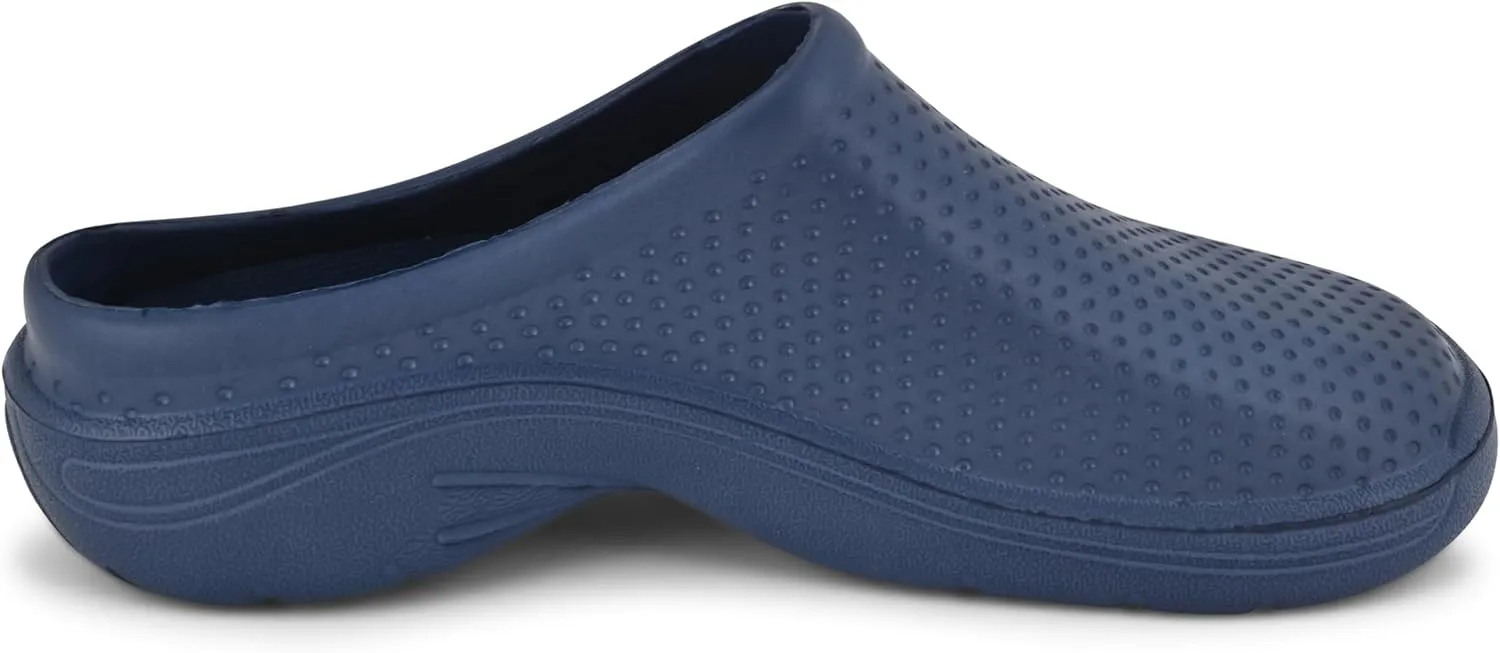 JEFFRICO Breathable Clogs for Women - Lightweight Slip-On Garden, Nursing & Work Shoes with Arch Support - Work Clogs Comfortable EVA Footwear