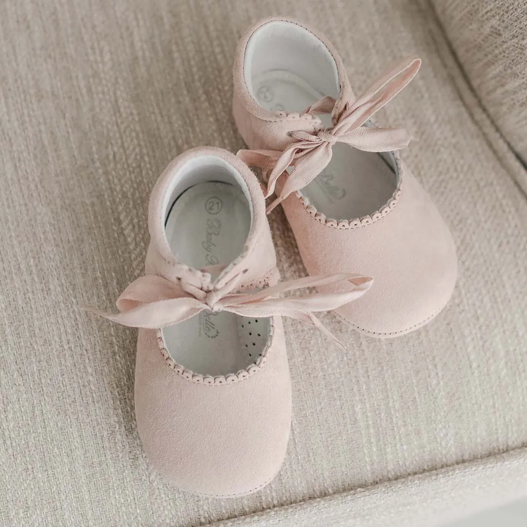 Lola Suede Tie Mary Janes
