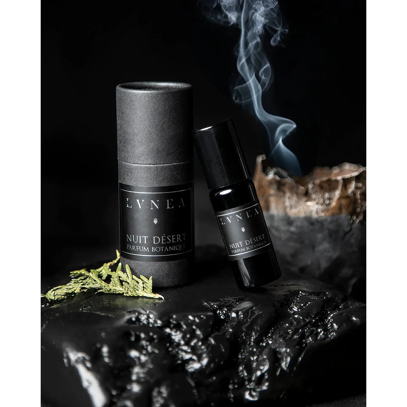 LVNEA - Nuit Désert | Parfum Botanique - Cedar Leaf, Smoke, Vetiver
