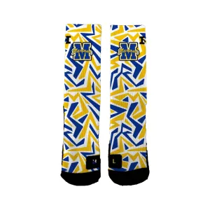 Mariner Volleyball Maze Socks