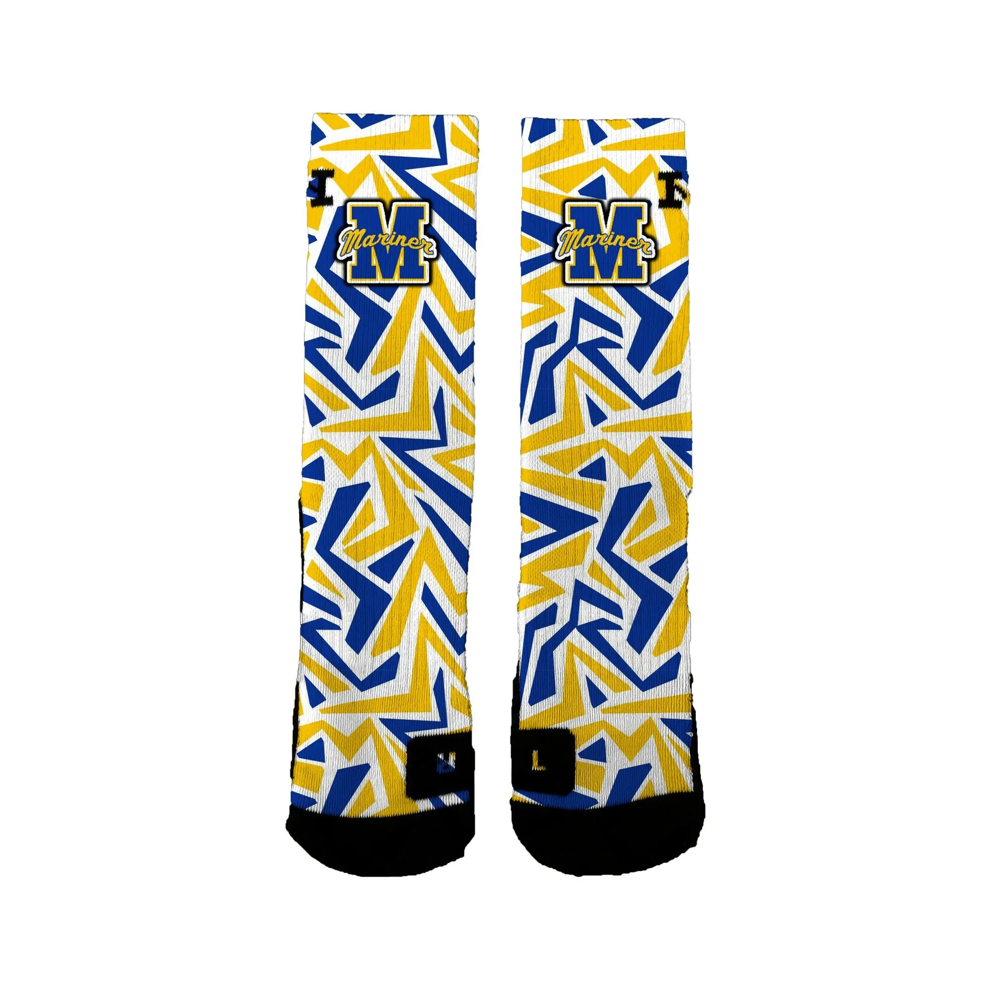 Mariner Volleyball Maze Socks