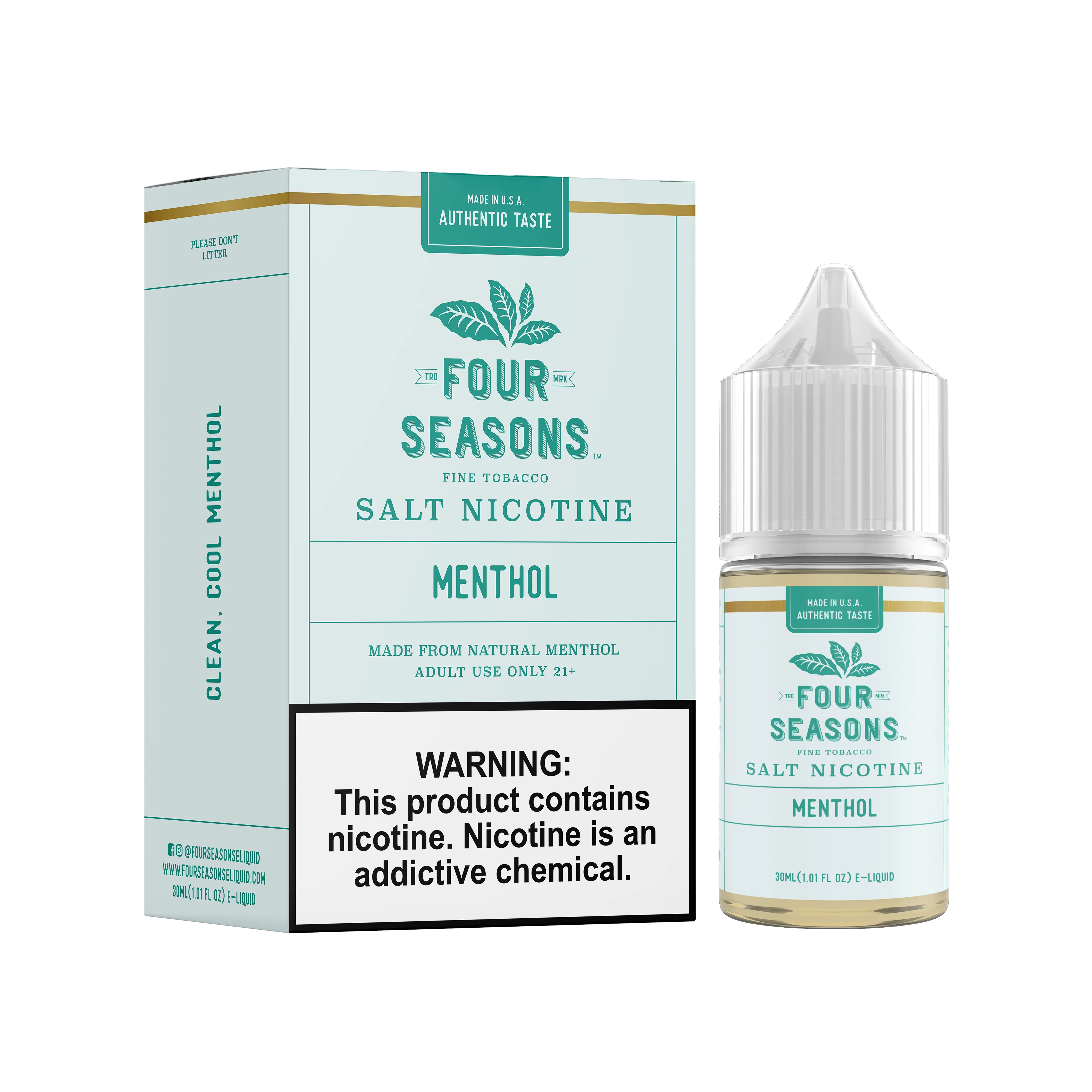 Menthol by Four Seasons Salt Series 30ML