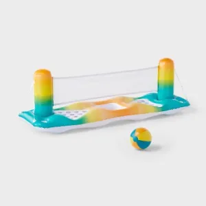 Open Box - Inflatable Pool Pong and Volleyball Set - Sun Squad