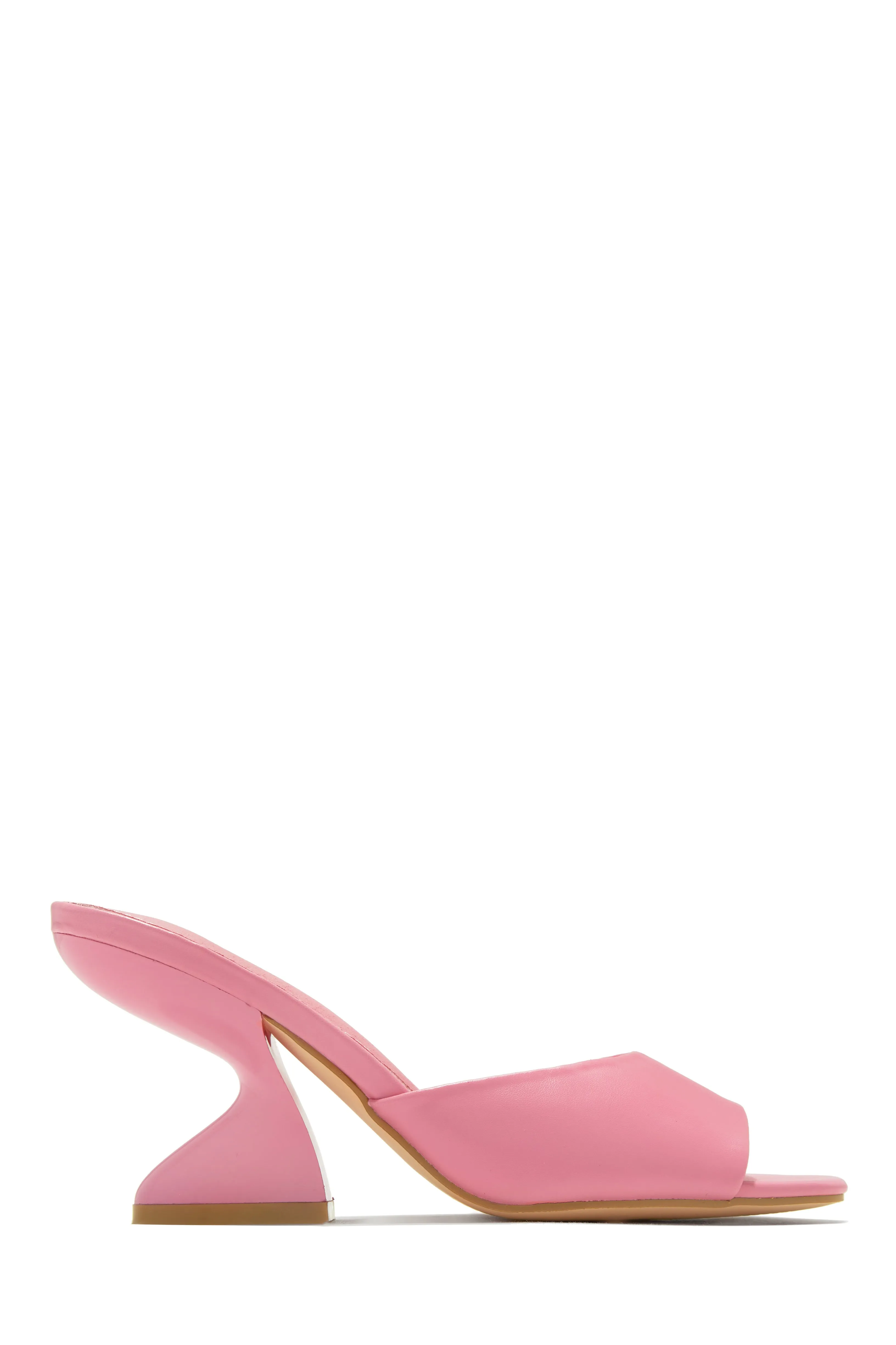 Racquel Mid Heel Mules - Silver