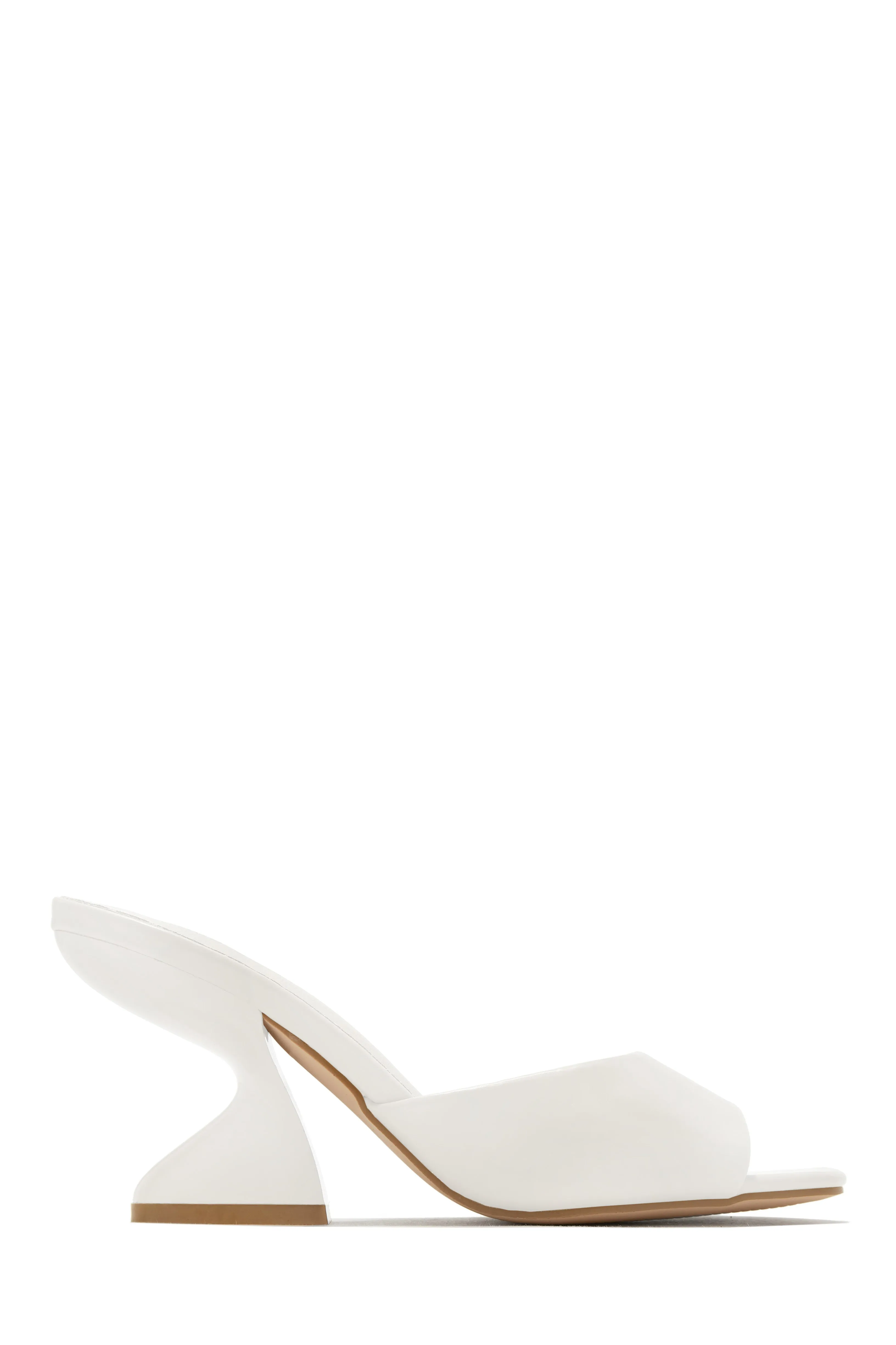 Racquel Mid Heel Mules - Silver