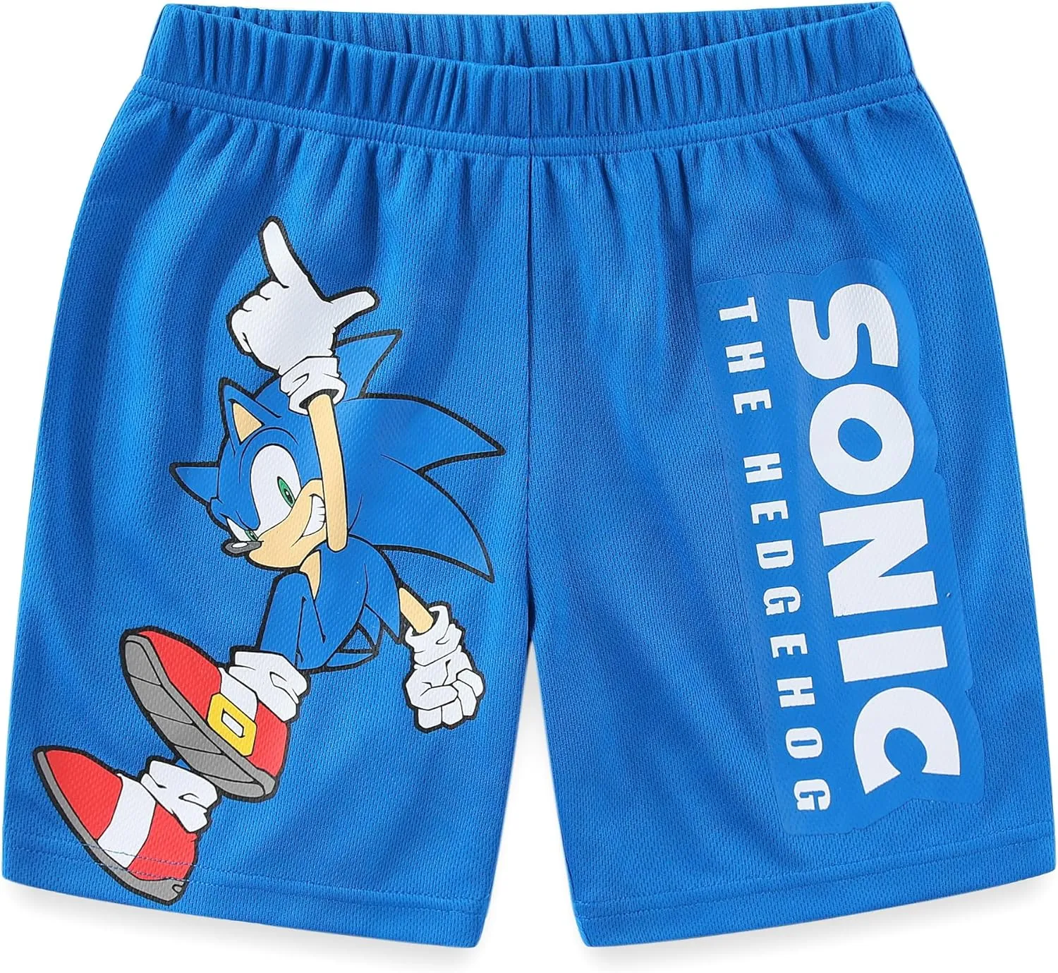SEGA Sonic the Hedgehog Boys 3 Piece Tank Top T-Shirt and Short Set for Big Kids