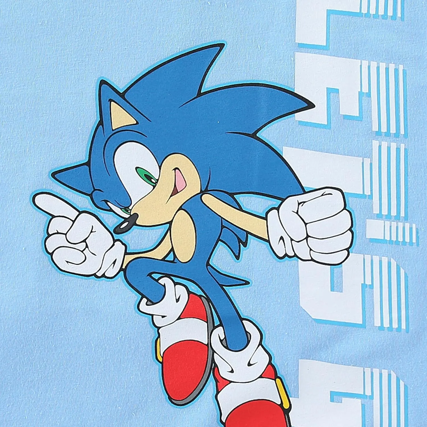 SEGA Sonic the Hedgehog Boys 3 Piece Tank Top T-Shirt and Short Set for Big Kids