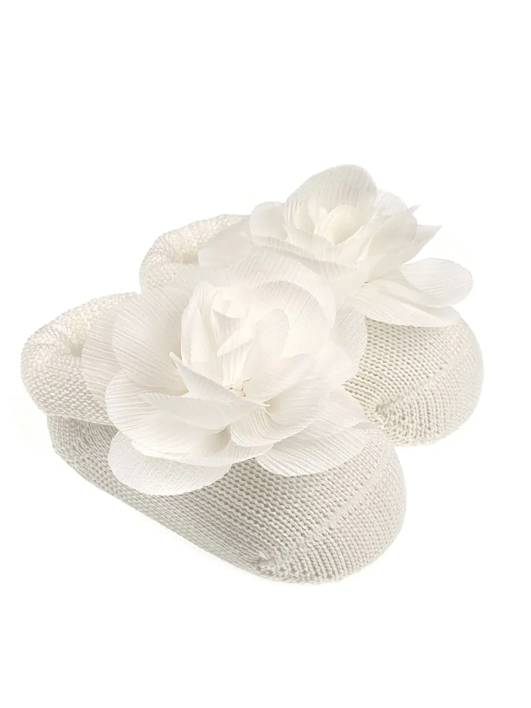 STORY LORIS - Ivory Booties & Headband set for baby-21171