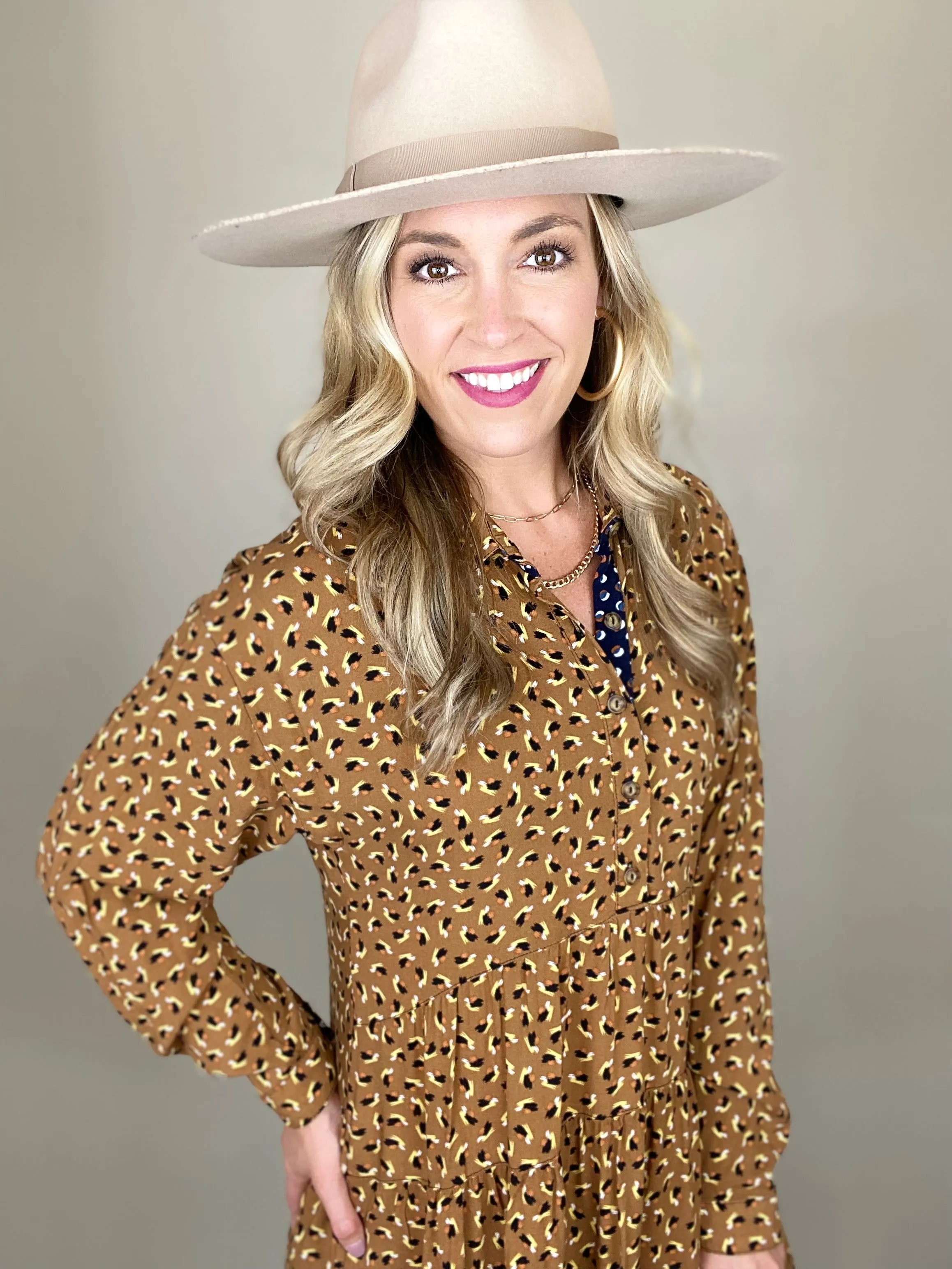 Tiered Shirtdress
