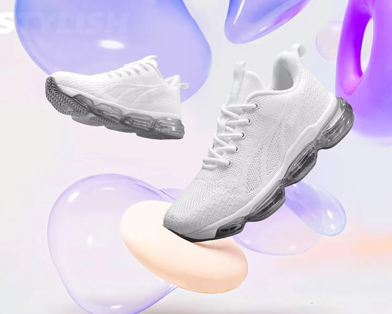 Womens Air Running Shoes Breathable Athletic Fashion Non Slip Walking Tennis Sneakers Mesh Workout Casual Sports