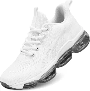 Womens Air Running Shoes Breathable Athletic Fashion Non Slip Walking Tennis Sneakers Mesh Workout Casual Sports