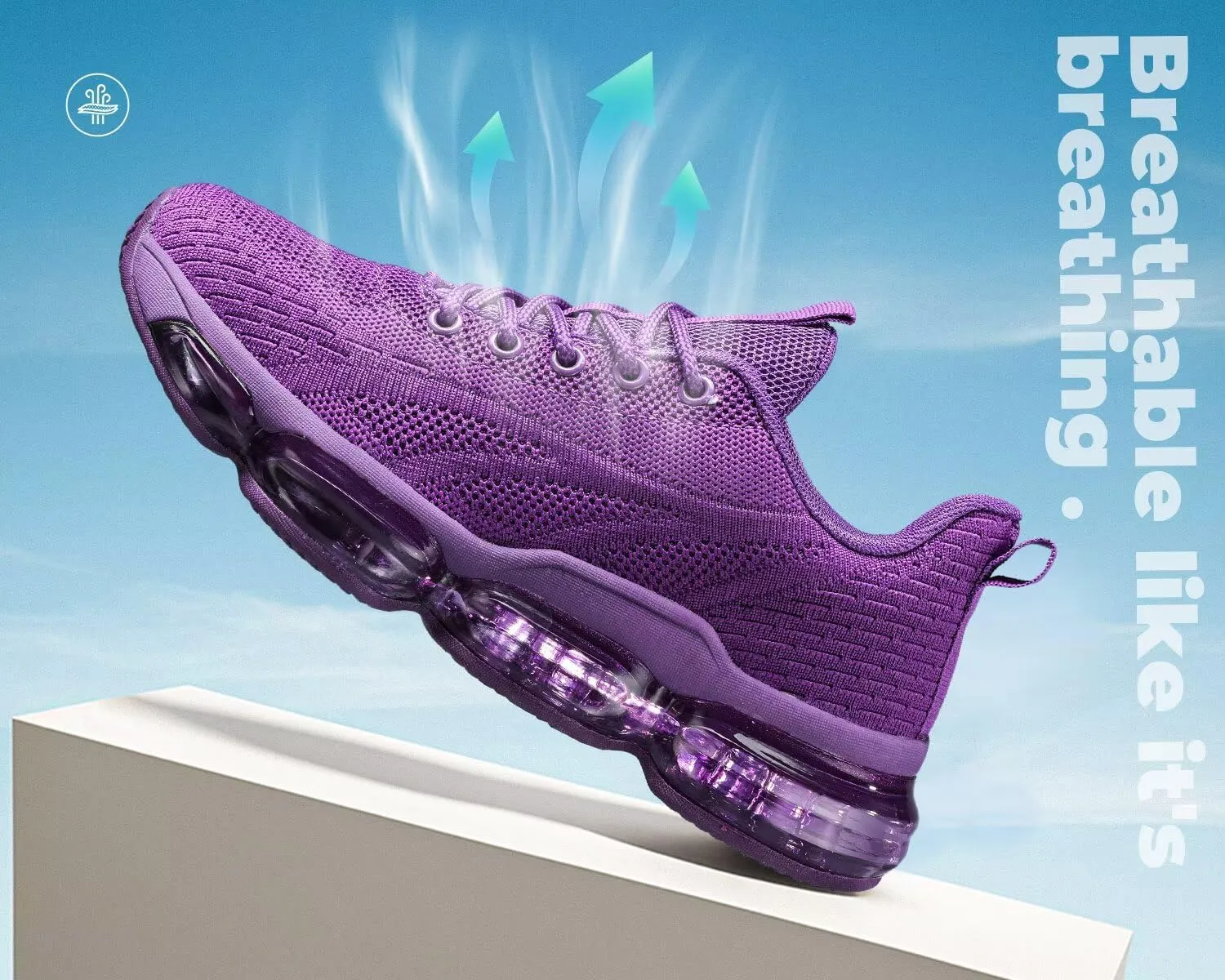 Womens Air Running Shoes Breathable Athletic Fashion Non Slip Walking Tennis Sneakers Mesh Workout Casual Sports