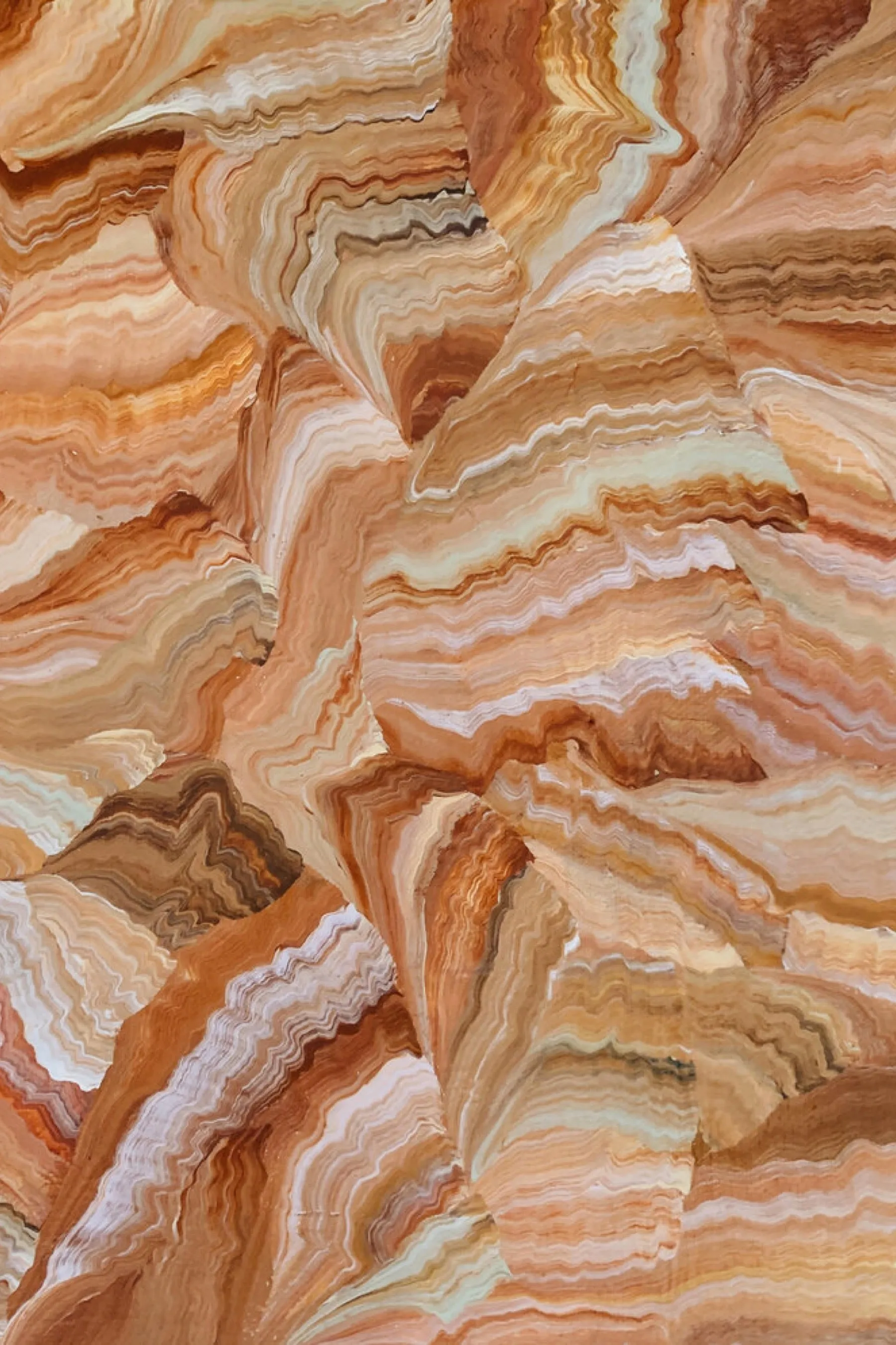 X Prism High Desert Warm Canvas Painting